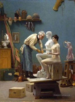 Travailler en Marbre Orientalisme Arabe Grec Jean Léon Gérôme Peinture à l'huile